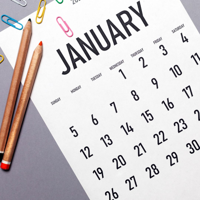 Calendario de días festivos de Enero 2025 en España