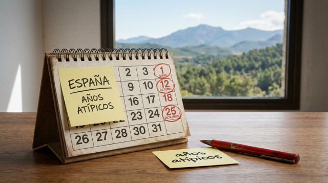 Años atípicos del calendario en España: qué los hizo raros y cómo afectaron a festivos y puentes