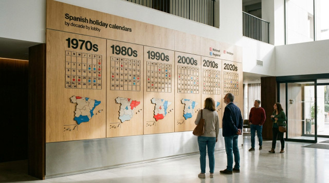 Cómo ha cambiado el calendario de festivos en España: comparativa década a década