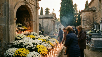 Crisantemos y velas el 1 de noviembre: qué simbolizan en Todos los Santos y de dónde viene cada símbolo
