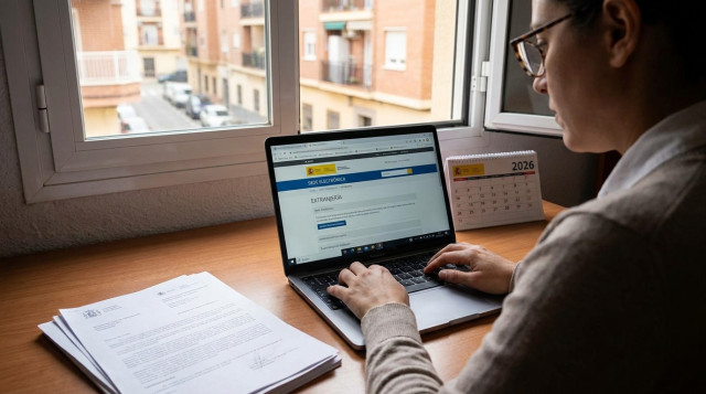 Presentación telemática de la solicitud de reagrupación familiar en España 2026.