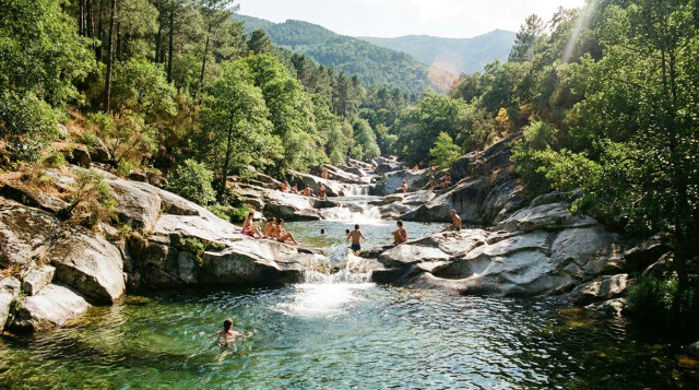 Piscinas naturales en España Los Pilones en la Garganta de los Infiernos Cáceres