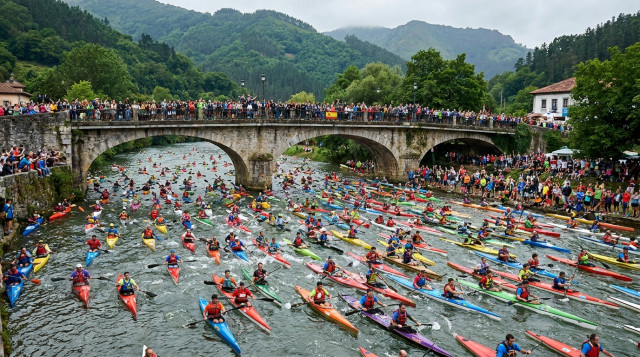 Descenso Internacional del Sella: historia, recorrido y guía para vivir la gran fiesta de las piraguas en Asturias