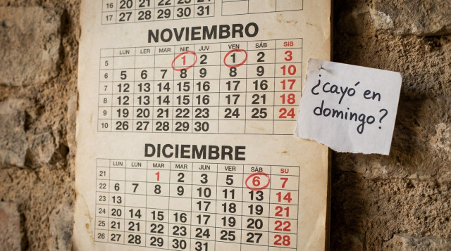 Cuántas veces han caído las principales fechas del calendario español en domingo: datos y curiosidades