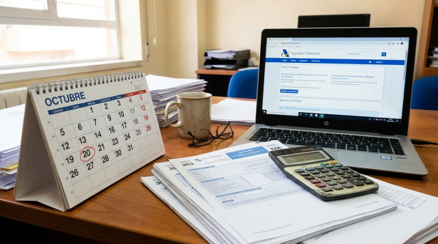 Calendario fiscal de octubre: fecha límite de la Agencia Tributaria para presentar los impuestos del tercer trimestre