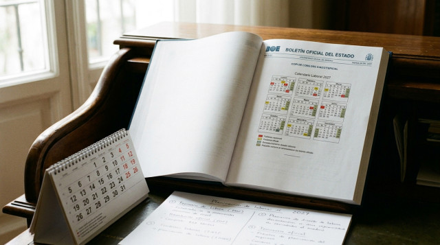 El BOE publica el calendario laboral de 2027 con los festivos nacionales y descansos oficiales