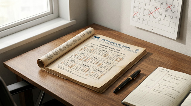 El BOE publica el calendario laboral de 2027 con todos los festivos nacionales aprobados