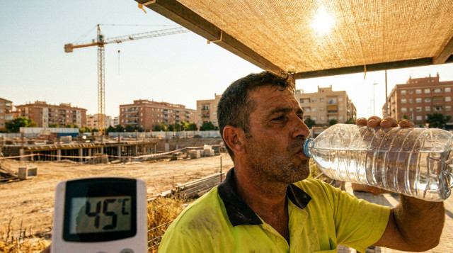 El Gobierno prohíbe el trabajo al aire libre durante las alertas rojas por calor extremo en España