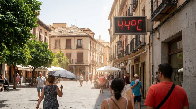 La AEMET activa la primera gran alerta por ola de calor del verano: termómetros rozarán los 44 grados
