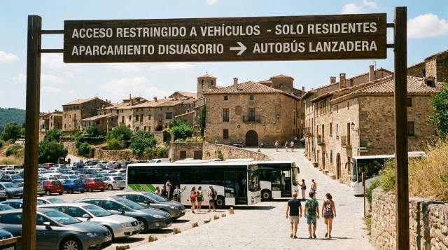 Pueblos de España que limitan el acceso de coches y turistas este verano para frenar la masificación