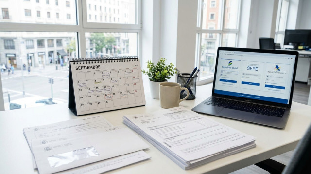 Calendario de trámites de septiembre: fechas y plazos límite en la Seguridad Social, el SEPE y Hacienda