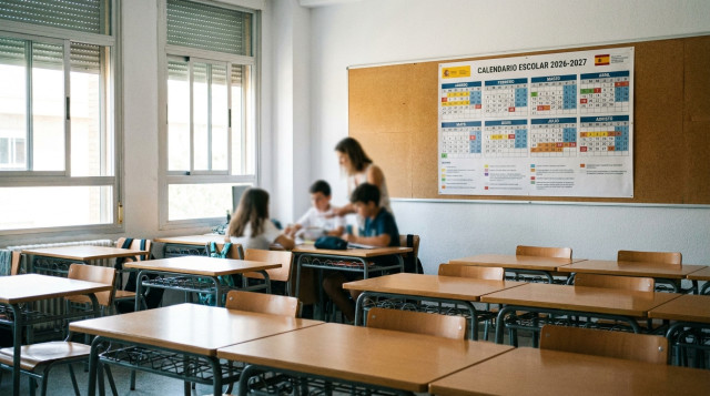 Calendario escolar 2026-2027: fechas oficiales de inicio de curso y festivos por comunidad autónoma