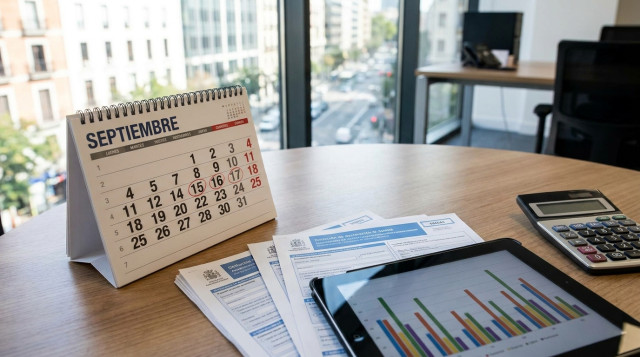 Calendario fiscal de septiembre: fechas y plazos límite de la Agencia Tributaria para autónomos y empresas
