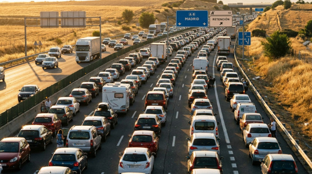Operación salida de agosto: los días y horas con mayor intensidad de tráfico en carretera