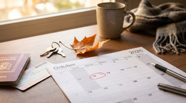 Calendario de festivos de octubre: días no laborables y fechas clave del puente del Pilar