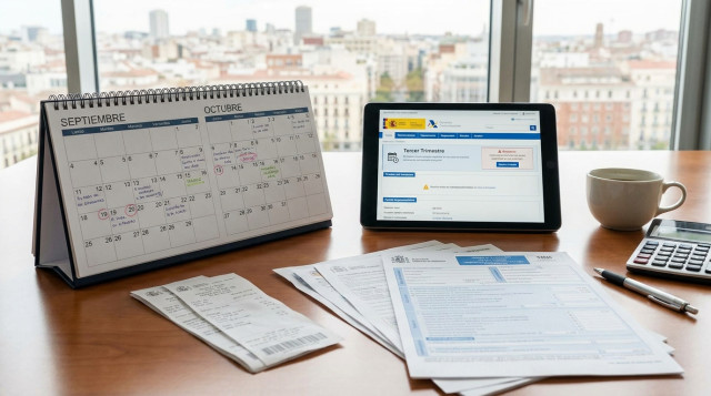 Calendario de trámites fiscales de otoño: plazos y fechas límite de Hacienda para el tercer trimestre