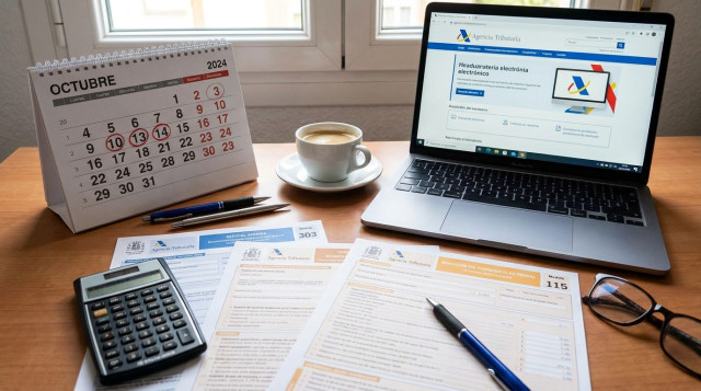 Calendario fiscal de octubre: fechas clave y plazos límite de Hacienda para autónomos y empresas