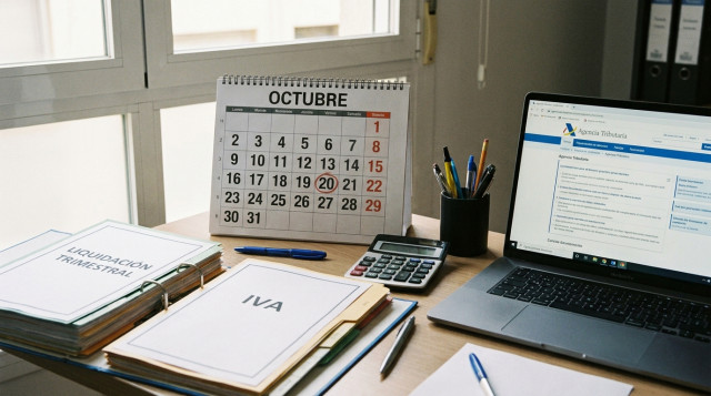 Calendario fiscal de octubre: fechas y plazos de la Agencia Tributaria para autónomos y empresas