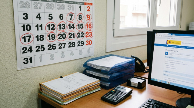 Calendario fiscal de octubre: plazos límite de la Agencia Tributaria para autónomos y empresas