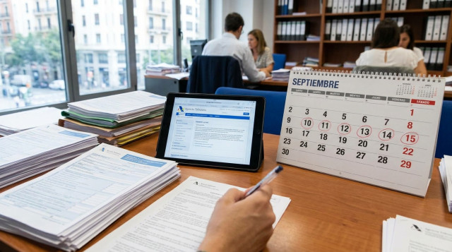 Calendario fiscal de septiembre: plazos de la Agencia Tributaria y fechas límite para presentar declaraciones