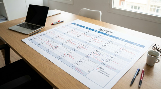 Calendario laboral de 2027: las comunidades autónomas confirman sus festivos y puentes oficiales