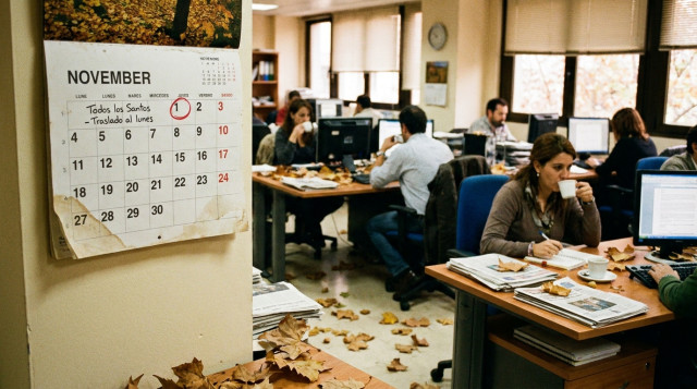 Festivo del 1 de noviembre: traslado de Todos los Santos al lunes y fines de semana largos en España